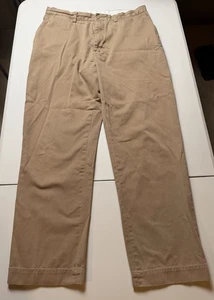 Polo Ralph Lauren Vintage Prospect Hose 35/32 Khaki Baumwolle Chino Freizeithose - Bild 1 von 12