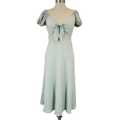 See You Monday Babydoll Midi Dress M Puff Sleeve Fairy Coquette Cottagecore - Image 1 of 4