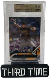 2024 Topps Now #201 Paul Skenes RC card Pirates RC 1st MLB Win BGS 9.5 - Picture 1 of 3