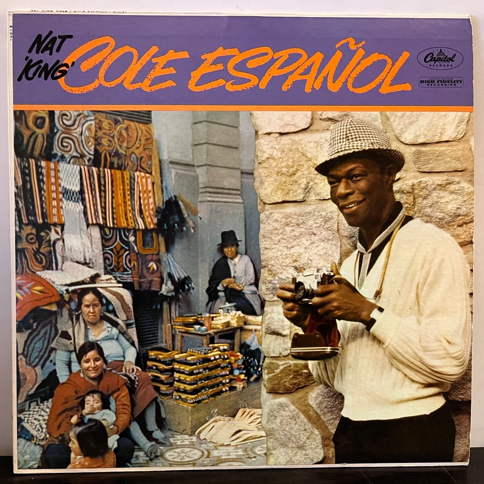 NAT KING COLE - Cole Espanol (1962) - 12" Vinyl Record LP - VG+ — 第 1/3 张图片