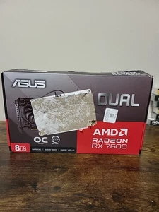 ASUS Dual Radeon RX 6600 XT OC 8GB GDDR6 Video Card (90YV0GN1-M0NA00)-R2 - Picture 1 of 10