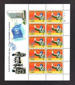 M28214 Irlanda 1995 Hojas Naciones Unidas X 2 UMM Sg 976/7 Cat £20,50 - Imagen 1 de 2