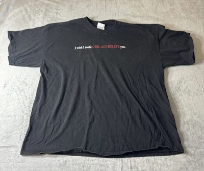 Camiseta para hombre I Wish I Could Control Alt Delete You talla XXL Foto 1 de 4