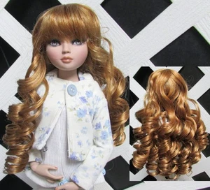 Monique Doll Wig "Jilly" Size 7/8 in Light Ginger - Factory Sample 10% Off - Picture 1 of 2