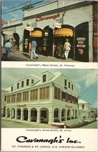 Tarjeta postal de St. Thomas & St. Croix, Islas Vírgenes de los Estados Unidos tiendas de regalos de Cavanaugh - Imagen 1 de 2
