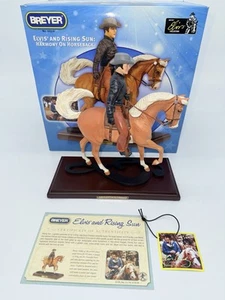 Breyer Modellpferd Elvis Presley und Rising Sun Harmony zu Pferd - Bild 1 von 9