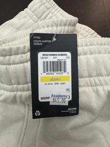 Pantalones Cortos Under Armour Talla Mediana Para Hombre UA Rival French Terry Entrenamiento 1361631 Beige - Imagen 1 de 6