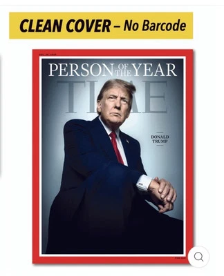 TRUMP TIME Magazine Person of the Year 2024 Collectors Clean Cover No Barcode - Image 1 of 4
