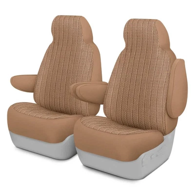 For Pontiac Grand Prix 97-03 Scottsdale 1st Row Sandstone Custom Seat Covers - Image 1 of 2