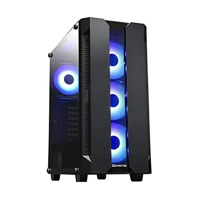 Chieftec Hunter Gaming-Chassis ATX, Schwarz, GS-01B-OP - Bild 1 von 4