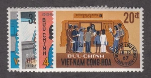 SOUTH VIETNAM Sc 351-4 NH issue of 1969 - Post office - Picture 1 of 1