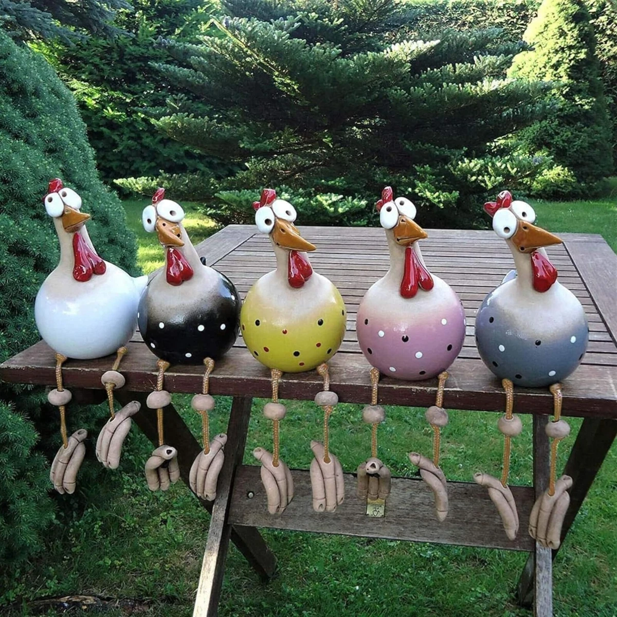 Tierskulpturen Aus Kunstharz – 2 Frösche, Je 6,5x5,5x3,8 Cm, Für Garten & Innendekoration