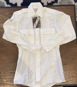 NWT ELBECO MEN'S TEXTROP2 LONG SLEEVE SHIRT- WHITE ELB-Z310N 14 - 32/33 Fire EMS - Picture 1 of 5