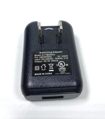 T-Mobile Switching Adapter 500mA Model CT-TM5005U - Image 1 of 3