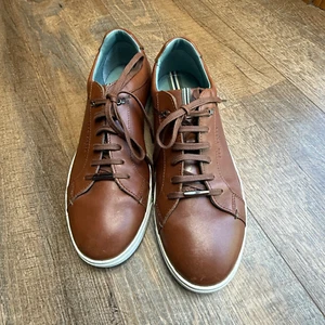 Herren Ted Baker London Thawne Leder Low Top Sneaker in Braun Gr. EU 44 / US 11 - Bild 1 von 11