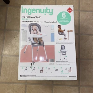 Ingenuity Full Course 6-in-1 High Chair - Baby to 5 Years Old NEW - Picture 1 of 4
