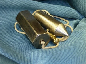 Complete plumb bob iron construction. Plomada completa construcción hierro. - Bild 1 von 5