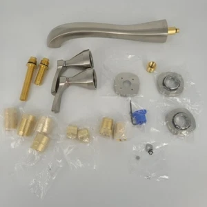 READ DELTA T5776-SSWL-R Stryke Wall Mounted Tub Filler Trim Stainless Steel  - Picture 1 of 17