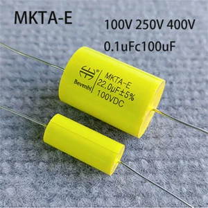 For 100/250/400V 0.1~100uF Axial MKTA Audio Metallized Polyester Film Capacitor - Picture 1 of 7
