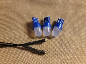 COOL BLUE FROSTED LED 8v LAMP KIT - SX450 SX-550 SX650 / Pioneer DIAL BULBS - Picture 1 of 4