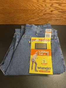 Wrangler, Cowboy Cut, Original Fit, Blue Denim, 13MWZGK, Size 36x36 - Picture 1 of 6
