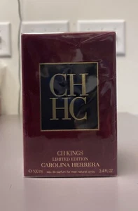 CH Kings Carolina Herrera Limited Edition Men's EDP 3.4 FL OZ / 100 ML NIB RARE - Picture 1 of 9