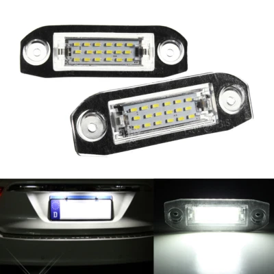 2X For Volvo S80 S60 V60 V50 S40 XC90 V70 C70 License Number Plate Light Lamp - Image 1 of 4
