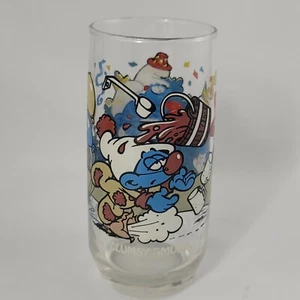Vaso Pitufo Vintage 1983 Torpe Pitufo Artista Peyo 6 pulgadas Coleccionable - Imagen 1 de 10