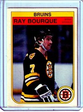 1982-83 O-Pee-Chee #7 Ray Bourque - Boston Bruins - BV: $12 - (B)