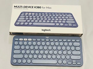 Logitech K380 for Mac Multi-Device Bluetooth Keyboard - Blueberry *A-GRADE* - Picture 1 of 7