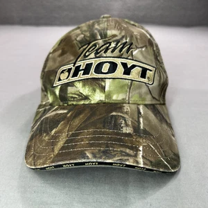 Team Hoyt Archery Hat Cap Mens Strapback Camo Baseball Deer Season Hunting - Picture 1 of 6