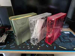 Xbox 360 S Replacement Shell "Ghost Case" - Picture 1 of 7