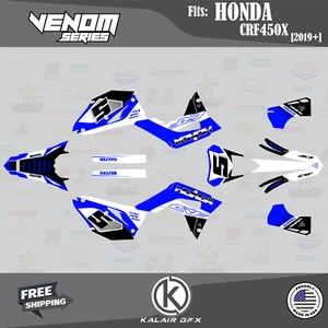 Kit de gráficos para Honda CRF 450X (2019+) Venom - AZUL - Imagen 1 de 6