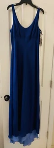 Niki Livas Full Length Formal Dress BLUE - Picture 1 of 3