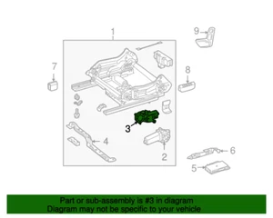 Genuine Mercedes Benz C-class/GLK/ incline adjust seat motor 006-820-63-42 D21 - Bild 1 von 7