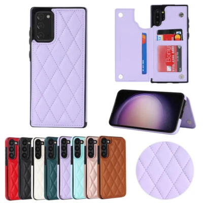 Magnetic Flip Case Card Slot Leather Cover for Samsung Galaxy Note 20 Ultra 10+ - Image 1 of 4