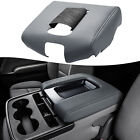 Fit 2014-2018 Chevy Silverado GMC Sierra 1500 Console Lid Armrest Cover Ash Gray