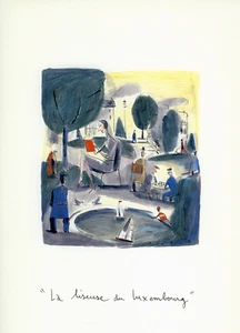 AVRIL LA LISEUSE DU LUXEMBOURG TIRAGE 18 x 24 cm JAPON 1997 - Picture 1 of 1