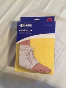 Bell-Horn Ankle Lok Brace Support For Sprains.  Sz XL. Black.  Made In USA. New - Picture 1 of 4