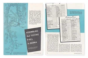 1942 Curtiss P-40 Aircraft Report 10/8/2022m - Foto 1 di 2