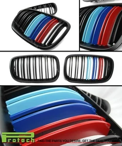 PAINTED MATTE BLACK GRILLE KIDNEY M COLOR FOR E70 X5 E71 X6 2008-2013 BMW - Picture 1 of 1
