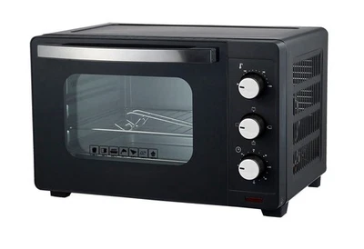 FORNO FORNETTO ELETTRICO 20 LITRI 1280W TIMER CON GRIGLIA E TEGLIA COLORE NERO - Immagine 1 di 4