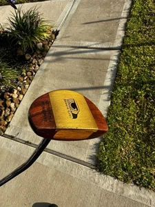 Wooden Putter, Handmade, Genuine Hawaiian Koa Wood, 35in RH - Picture 1 of 7