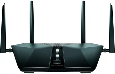 NETGEAR - Nighthawk AX5300 Dual-Band Wi-Fi 6 Router - Black - RAX49S-100NAS - UD - Image 1 of 4