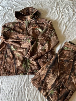 NEW VIEW Camo Hunting Set Jacket Pants Warm Fleece Lining Cold Weather XXL - Image 1 of 4