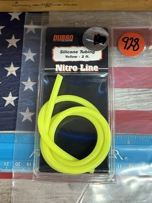 DUBRO 223 SILICONE TUBING: YELLOW / 2ft. - Image 1 of 3