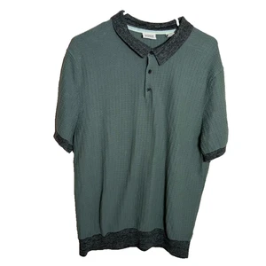 Camisa polo Scotch & Soda para hombre grande verde tejido con cuello manga corta tejida - Imagen 1 de 10