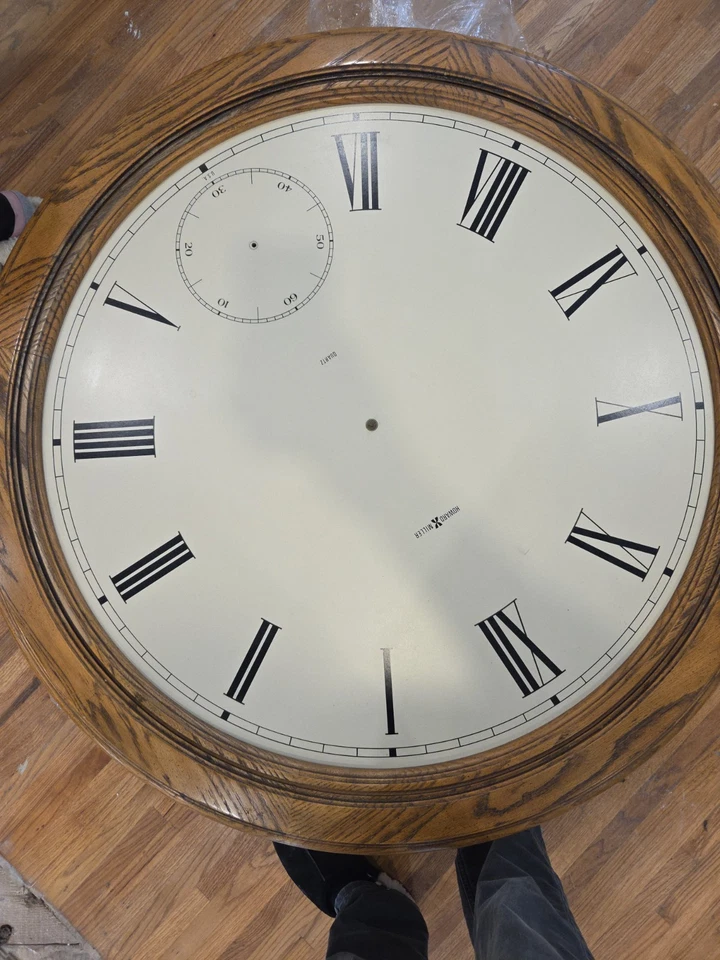  Reloj Mesa Centro Howard Miller Excelente Marco Roble 42X16   Foto 1 de 4