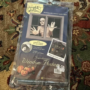 Rare 2009 Pumpkin Hollow Mummy Posters Backlit Window Posters (2) 35” x 60” - Picture 1 of 3