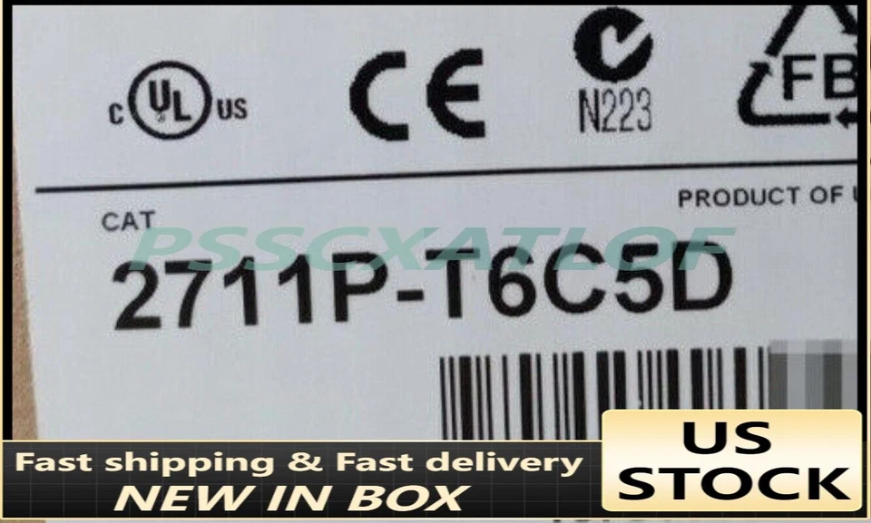 New AB 2711P-T6C5D PanelView Plus 600 Factory Sealing Fast Shipping 1PCS - Image 1 of 3